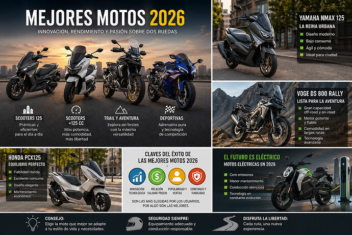 mejores motos 2026