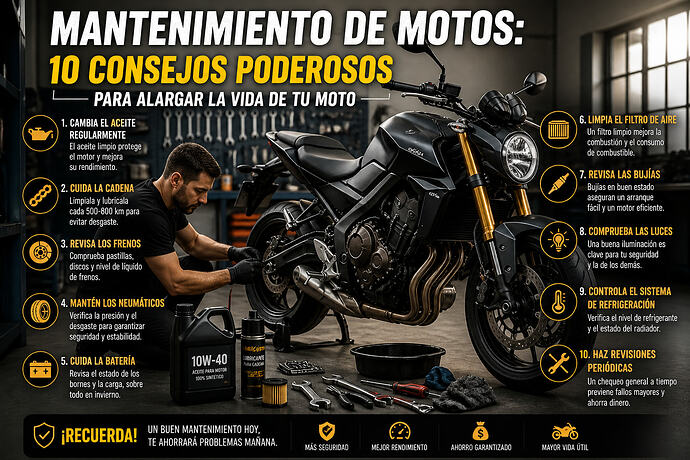 mantenimiento de motos