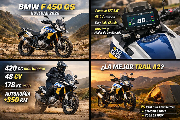 BMW F 450 GS en España