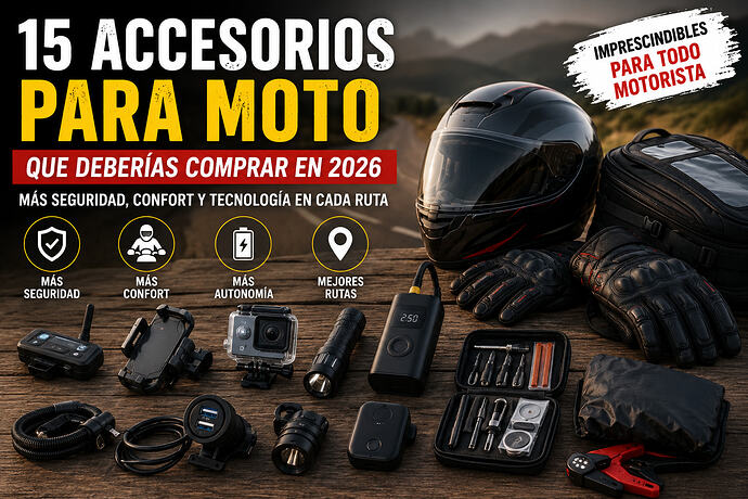 mejores accesorios de moto 2026